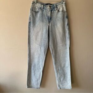 Hollister Ultra High-Rise Mom Jeans Light Blue Size: 11R